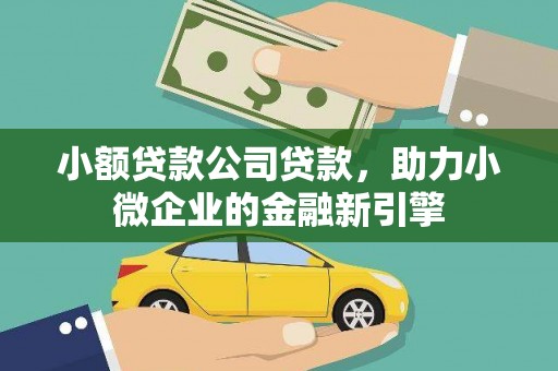 福贡小额贷款公司贷款，助力小微企业的金融新引擎