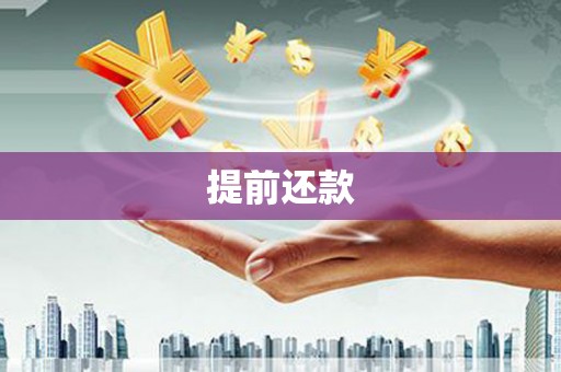 福贡提前还款