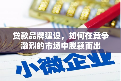 福贡贷款品牌建设，如何在竞争激烈的市场中脱颖而出