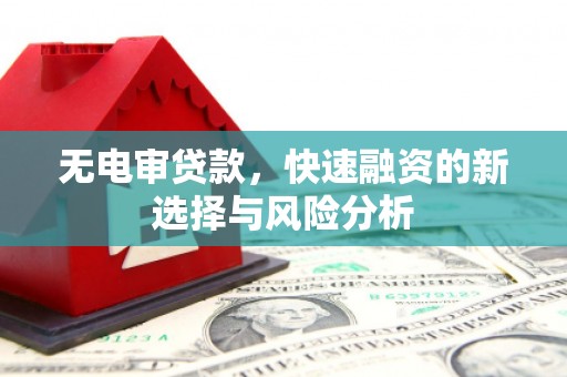 福贡无电审贷款，快速融资的新选择与风险分析