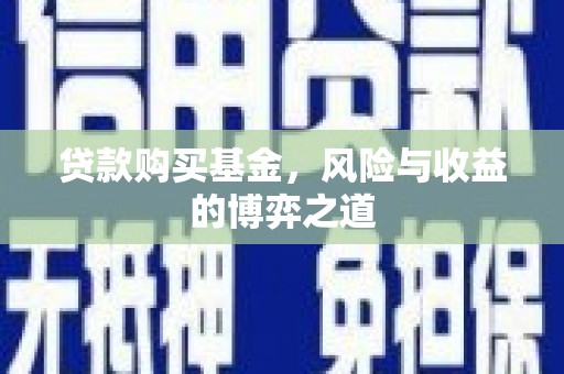 福贡贷款购买基金，风险与收益的博弈之道