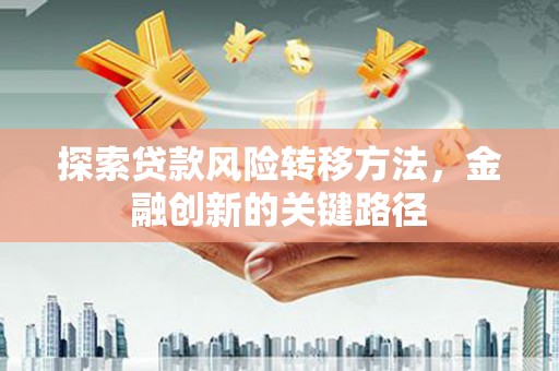 福贡探索贷款风险转移方法，金融创新的关键路径