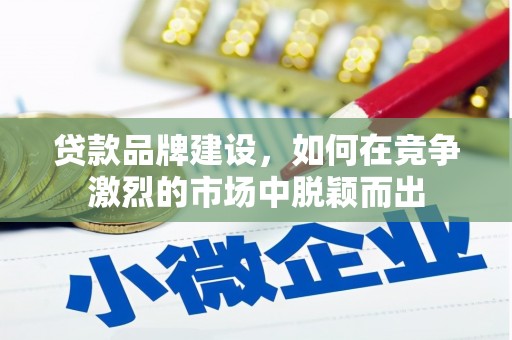 福贡贷款品牌建设，如何在竞争激烈的市场中脱颖而出