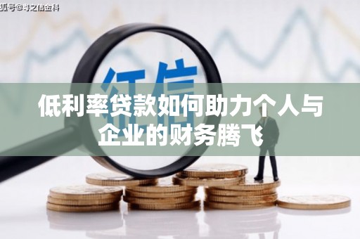 福贡低利率贷款如何助力个人与企业的财务腾飞