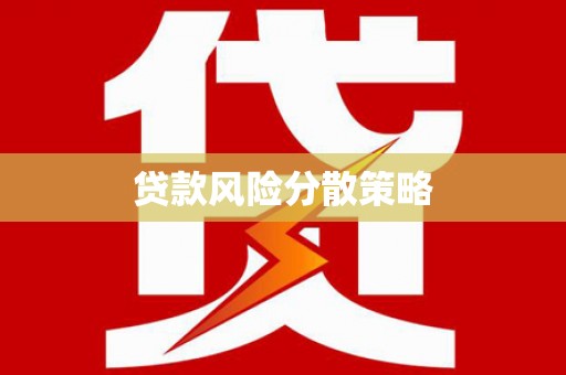 福贡贷款风险分散策略