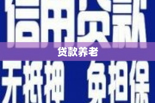 福贡贷款养老