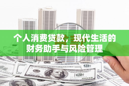 福贡个人消费贷款，现代生活的财务助手与风险管理